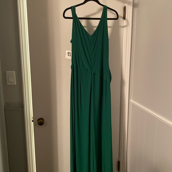 Ann Klein green jumpsuit Size 14 - NEW - Picture 5 of 6